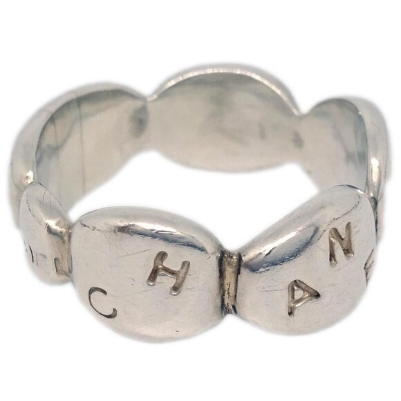 Chanel Ring Silver #53 #13 SV925 115390 - Picture 1 of 4